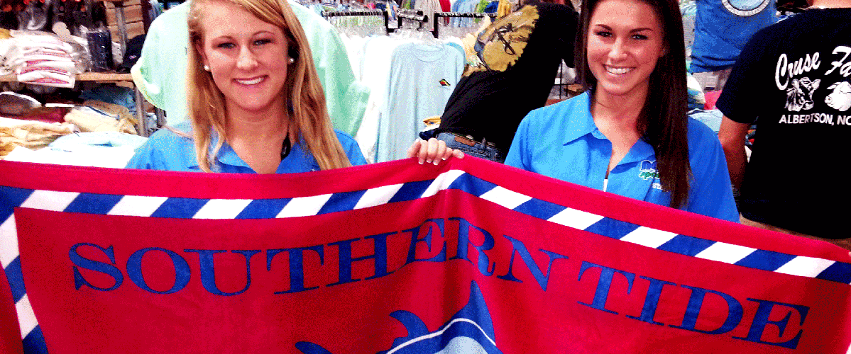 Southern Tide beach towels now in stock at Neuse Sport Shop